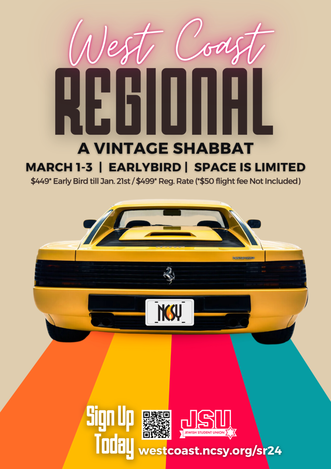 Regional 2024 A Vintage Shabbat West Coast NCSY