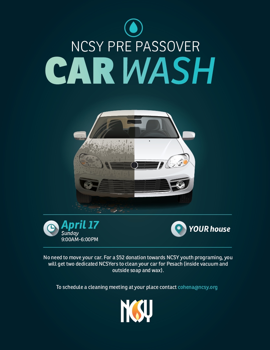 NorCal NCSY Passover Car Wash West Coast NCSY